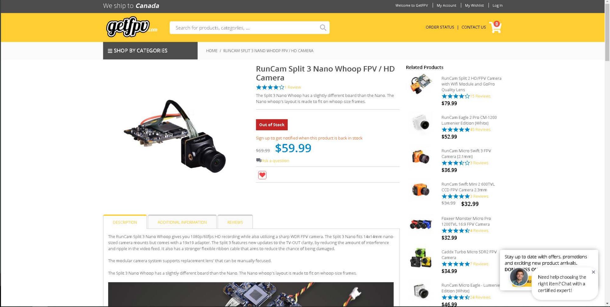 Parts list page